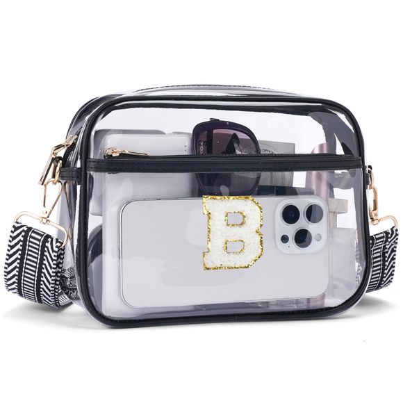 Clear Crossbody Bags Trendy, Stadium Aroved Clear Purses Cross V :3 - Picture 1 of 6
